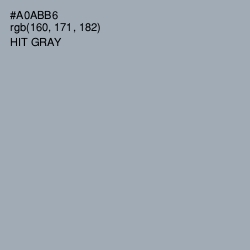 #A0ABB6 - Hit Gray Color Image